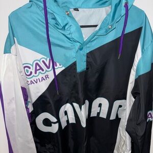 Caviar Men's Multicolor Windbreaker Jacket